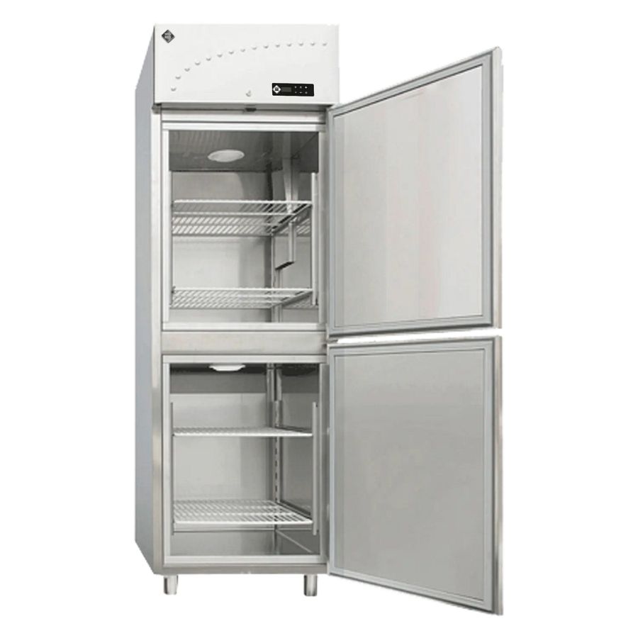 Kühlschrank, 2 x 280 Liter, Edelstahl, 2/1 GN, LS 2350