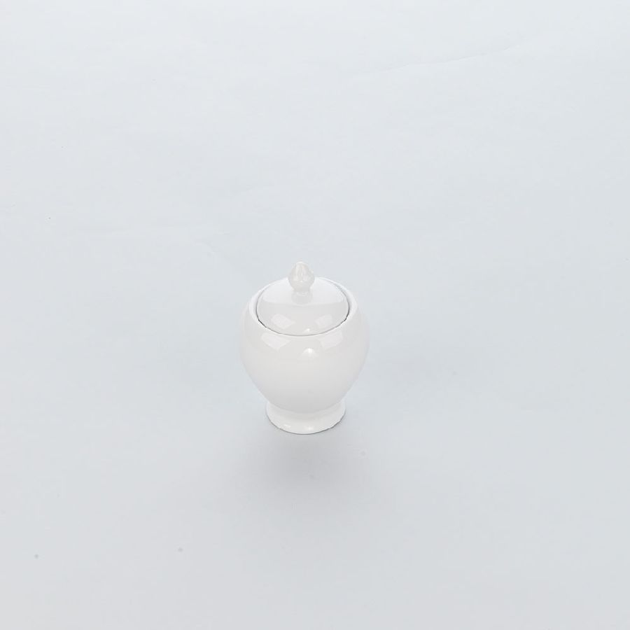 Zuckerdose - reinweißes Hotelporzellan - Serie Apulia D - 240ml 