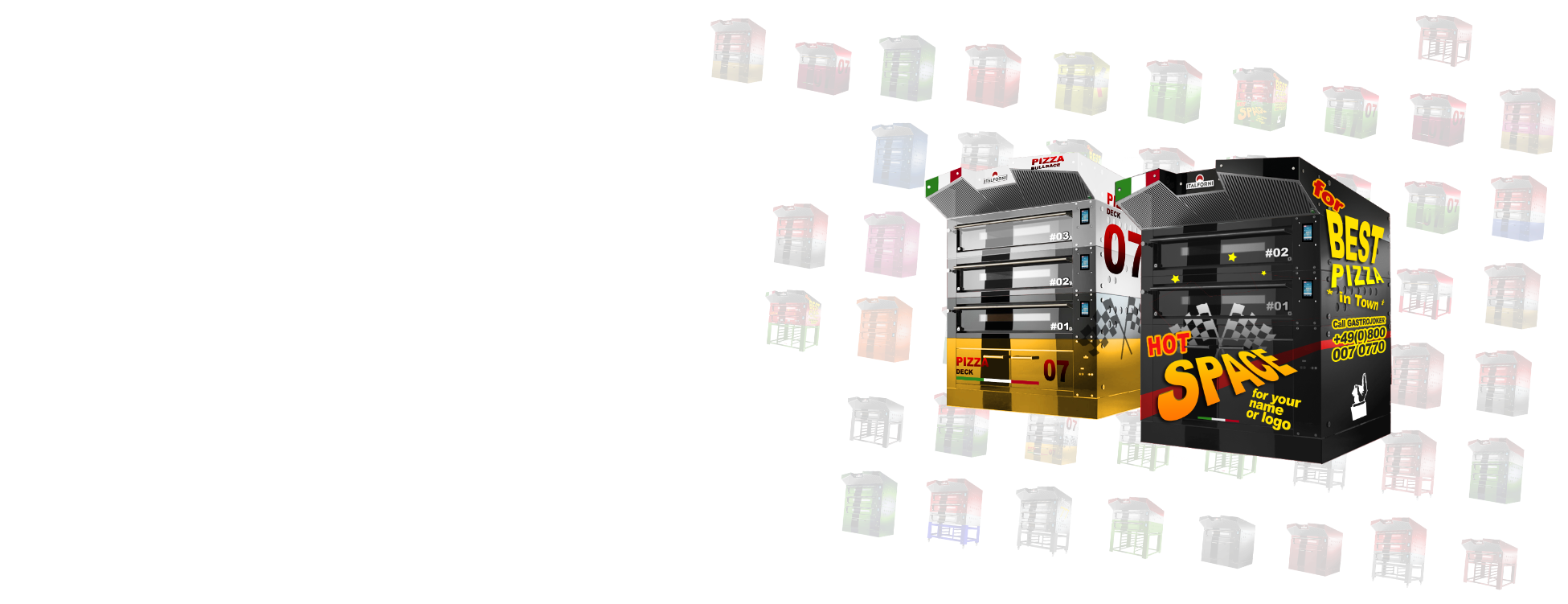 ITALFORNI BULL MyDesign Pizzaöfen