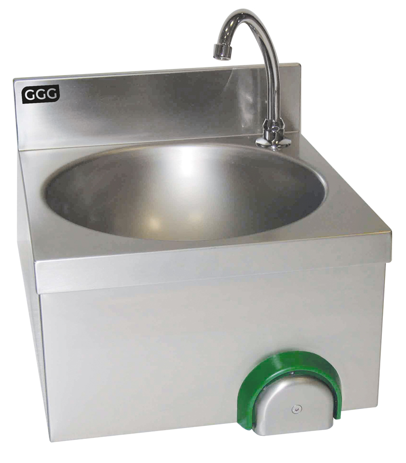 Handwaschbecken 400x400x235mm, Edelstahl