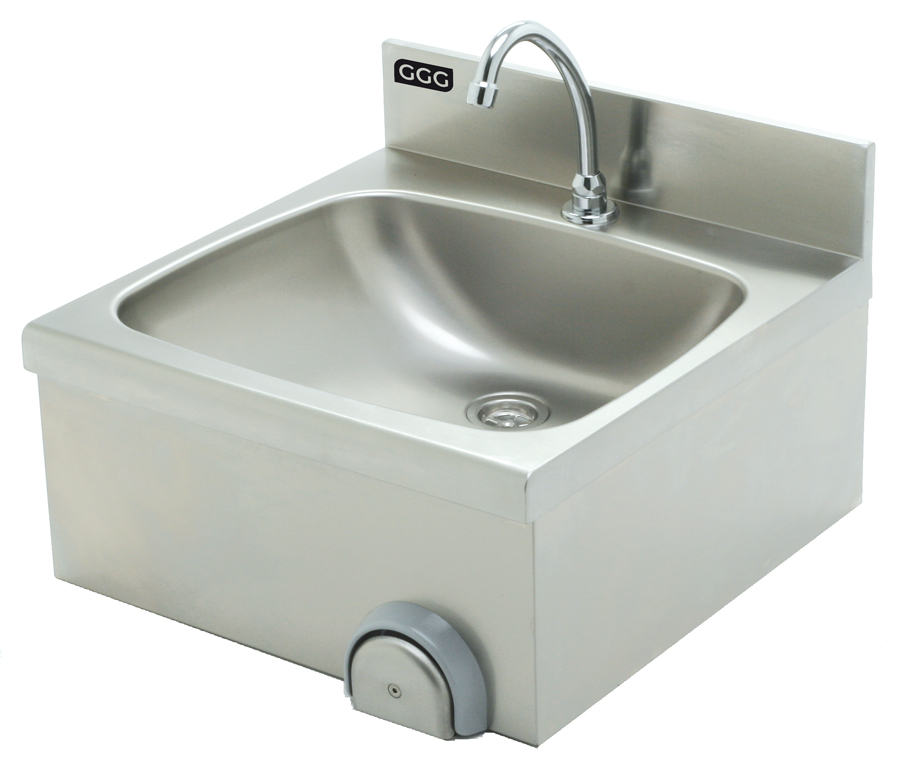 Handwaschbecken 500x500x235mm, Edelstahl