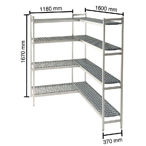 Regalsystem für Kühlzellen, 1600 - 1180x370x1670mm