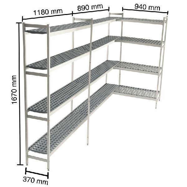 Regalsystem für Kühlzellen, 1180 - 890 - 940x370x1670mm