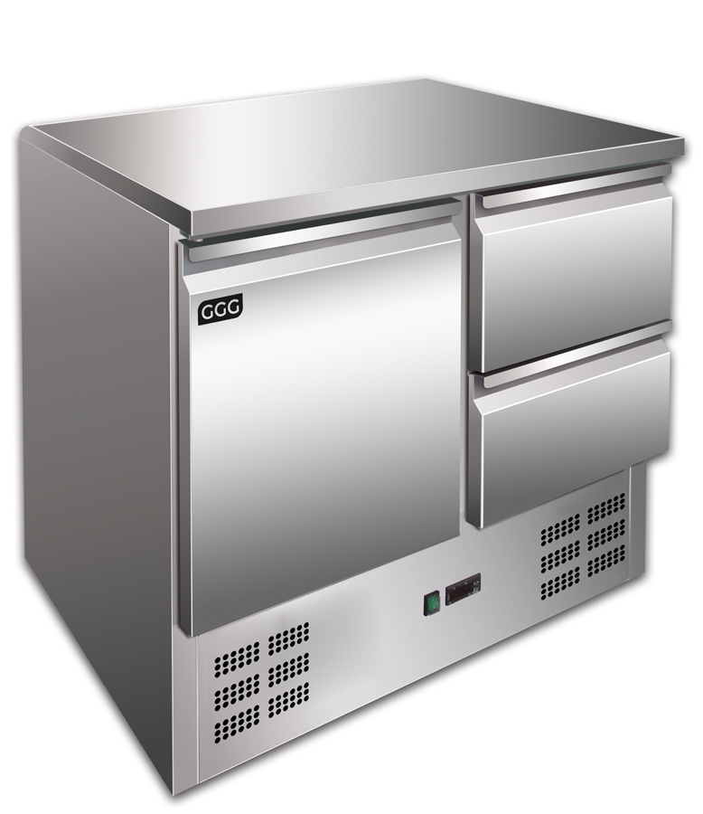 Mini- Kühltisch - KT- 2C2.01NS - 900x700x850