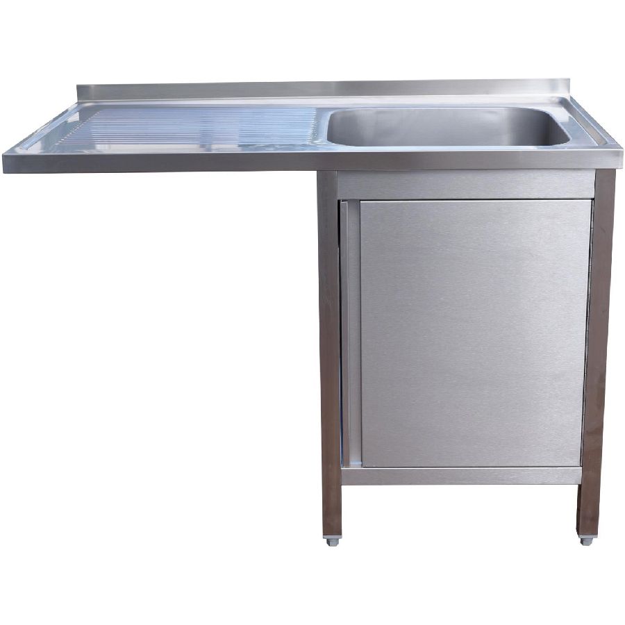 Spülzentrum 1200x600x850 mm 1 Becken rechts 600 mm Tiefe