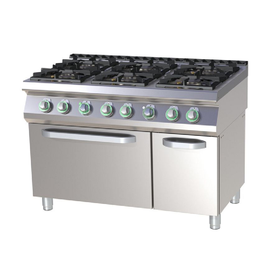 Artikelbild Thermik Serie 700 - Gasherd mit Gas-Backofen - SPT-7120/21G