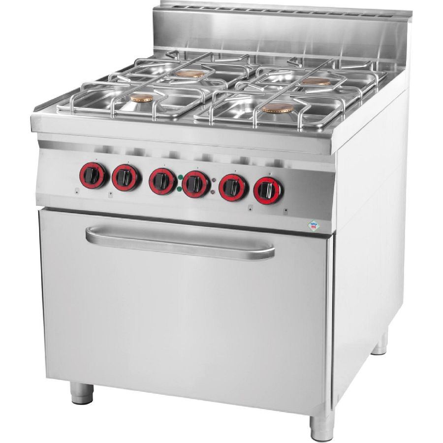 Artikelbild Thermik Serie 900 - Gasherd mit Backofen - SPT-90/8021GE