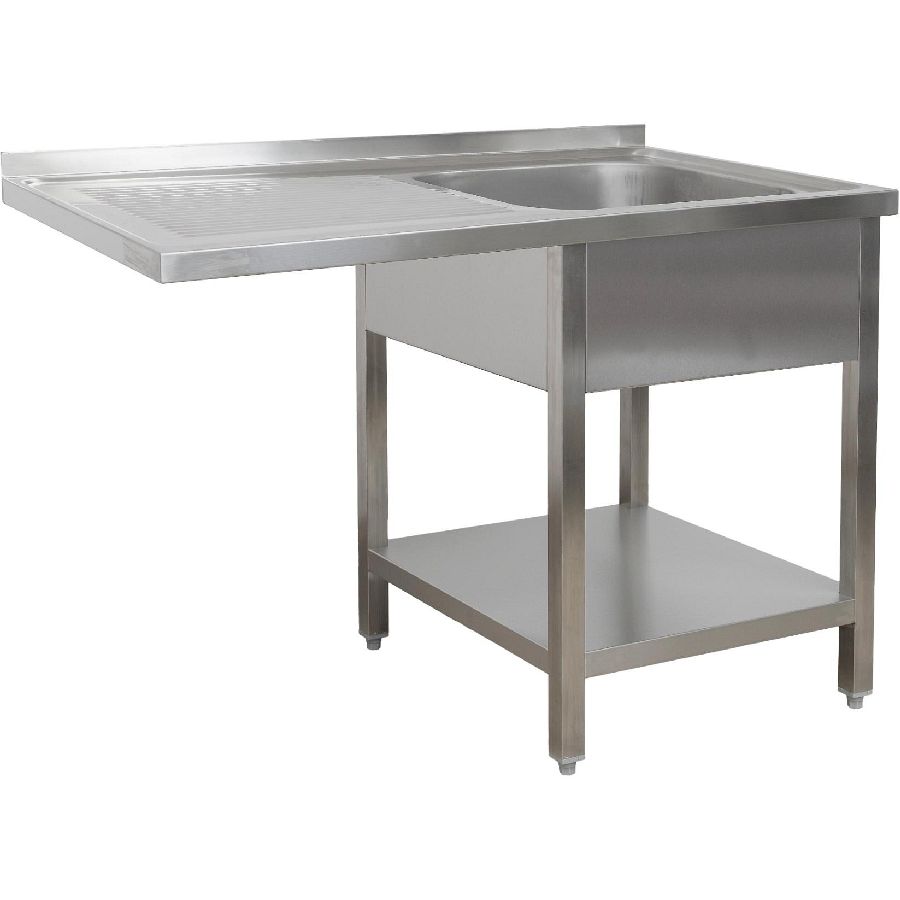 Spülzentrum 1200x600x850 mm 1 Becken rechts, mit GB 600 mm Tiefe