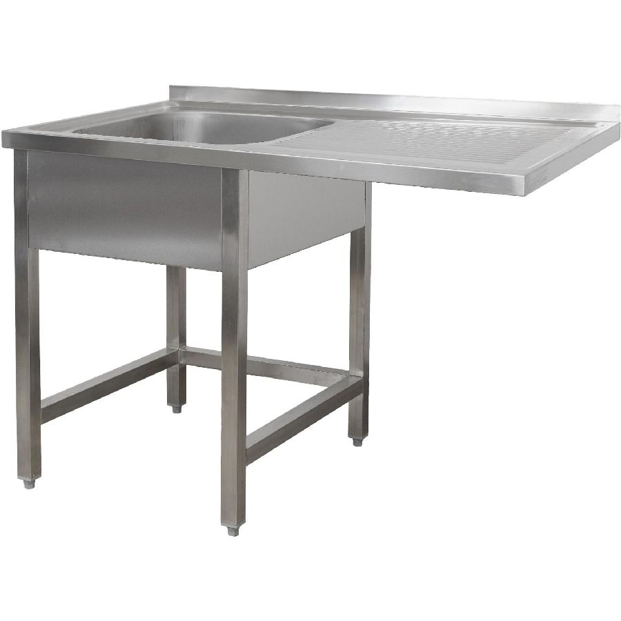 Spülzentrum 1200x600x850 mm 1 Becken links, ohne GB 600 mm Tiefe