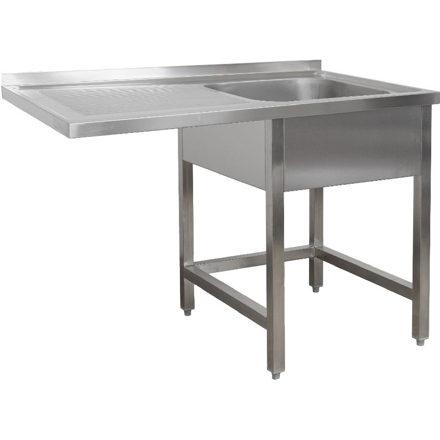 Spülzentrum 1200x600x850 mm 1 Becken rechts, ohne GB 600 mm Tiefe