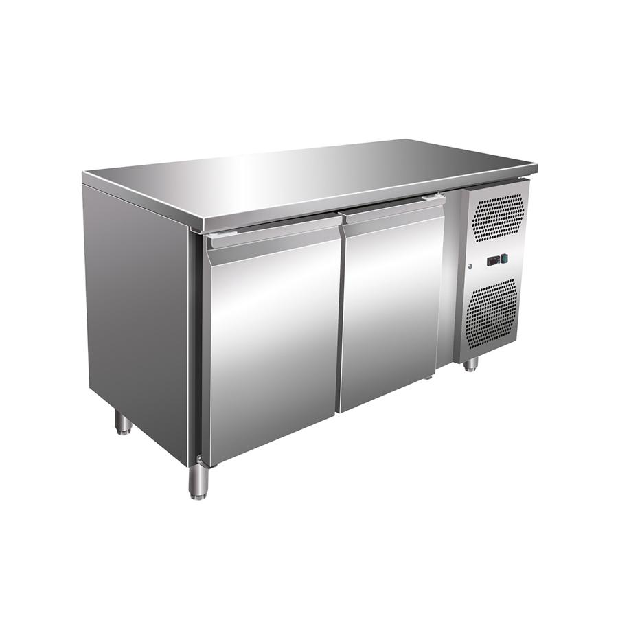 Artikelbild Tiefkühltisch mit eingebauter Kühlung -18° - -22° - BxTxH 1.360x700x860mm