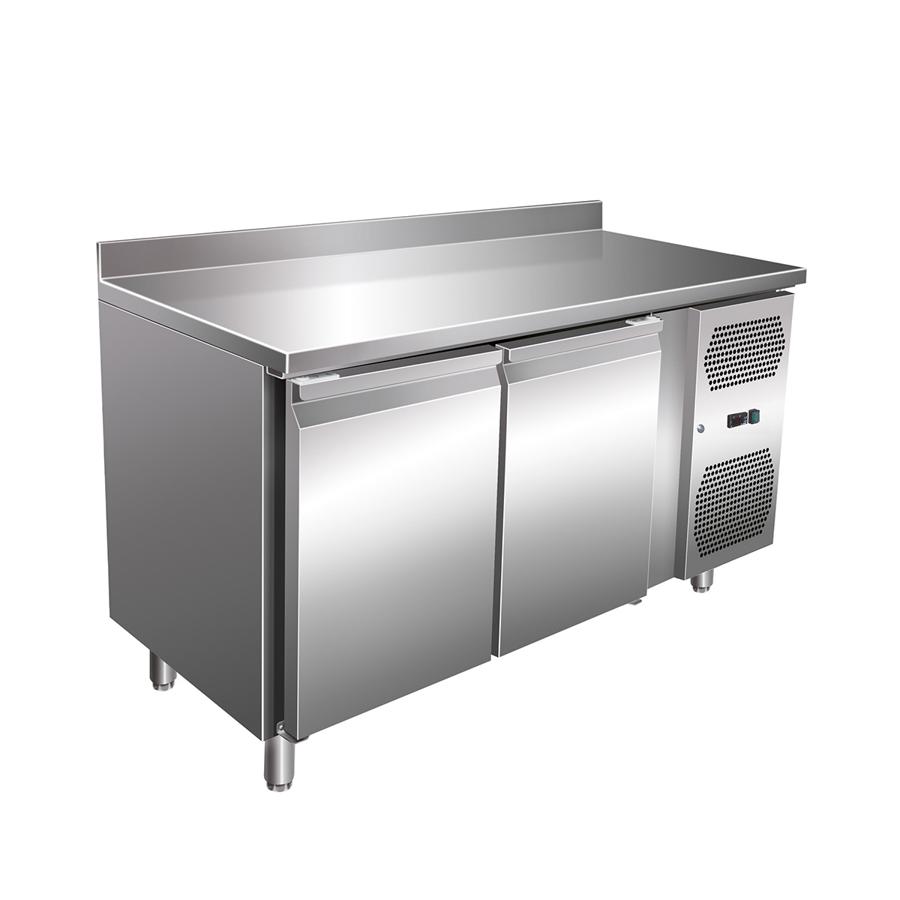 Artikelbild Tiefkühltisch mit eingebauter Kühlung -18° - -22° - BxTxH 1.360x700x860mm