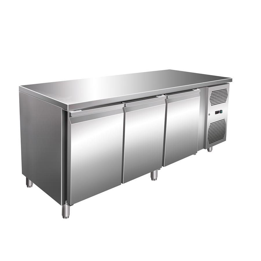 Artikelbild Tiefkühltisch mit eingebauter Kühlung -18° - -22° - BxTxH 1.795x700x860mm