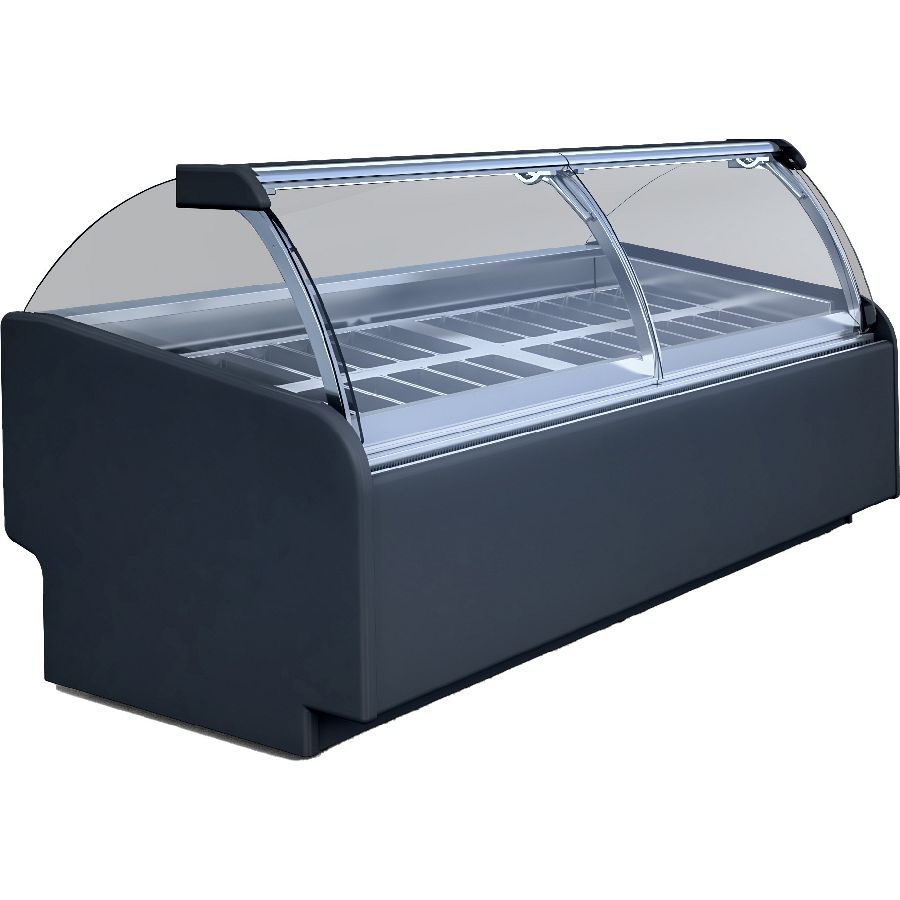 Eistheke mit 224 Liter Volumen, 2635x1220x1300 mm