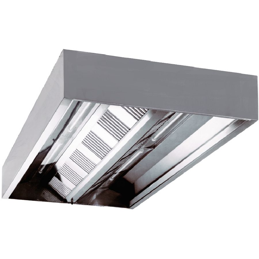 Artikelbild Deckenhaube in Kastenform ohne Motor - 10x Filter-Typ-B - 2800x1200x480mm