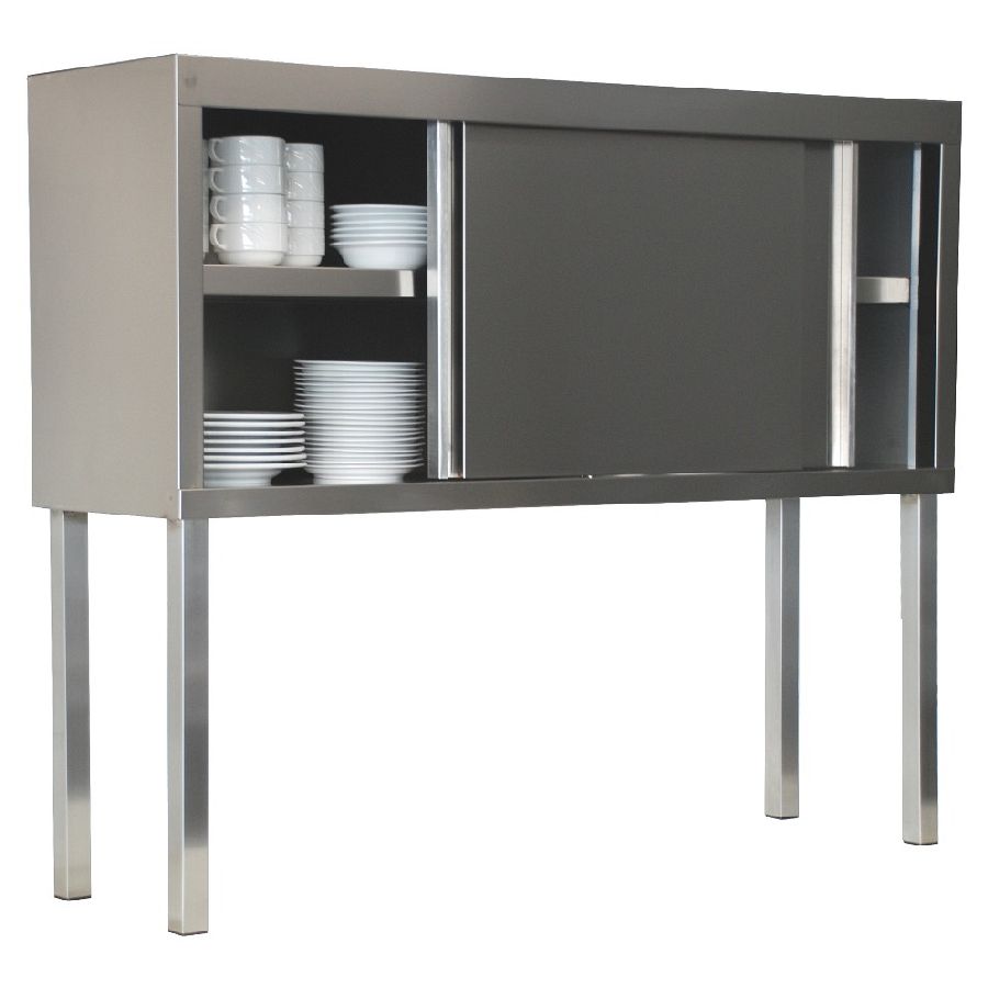 Tischaufsatzschrank mit Schiebetüren, Tiefe 400 mm, 1000x400x1150 mm