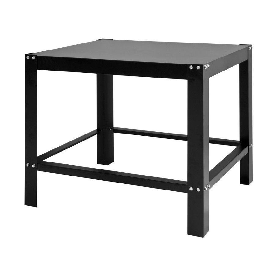 Untergestell für Pizzaofen, schwarz aus lackiertem Eisen, 1000x845x960 mm
