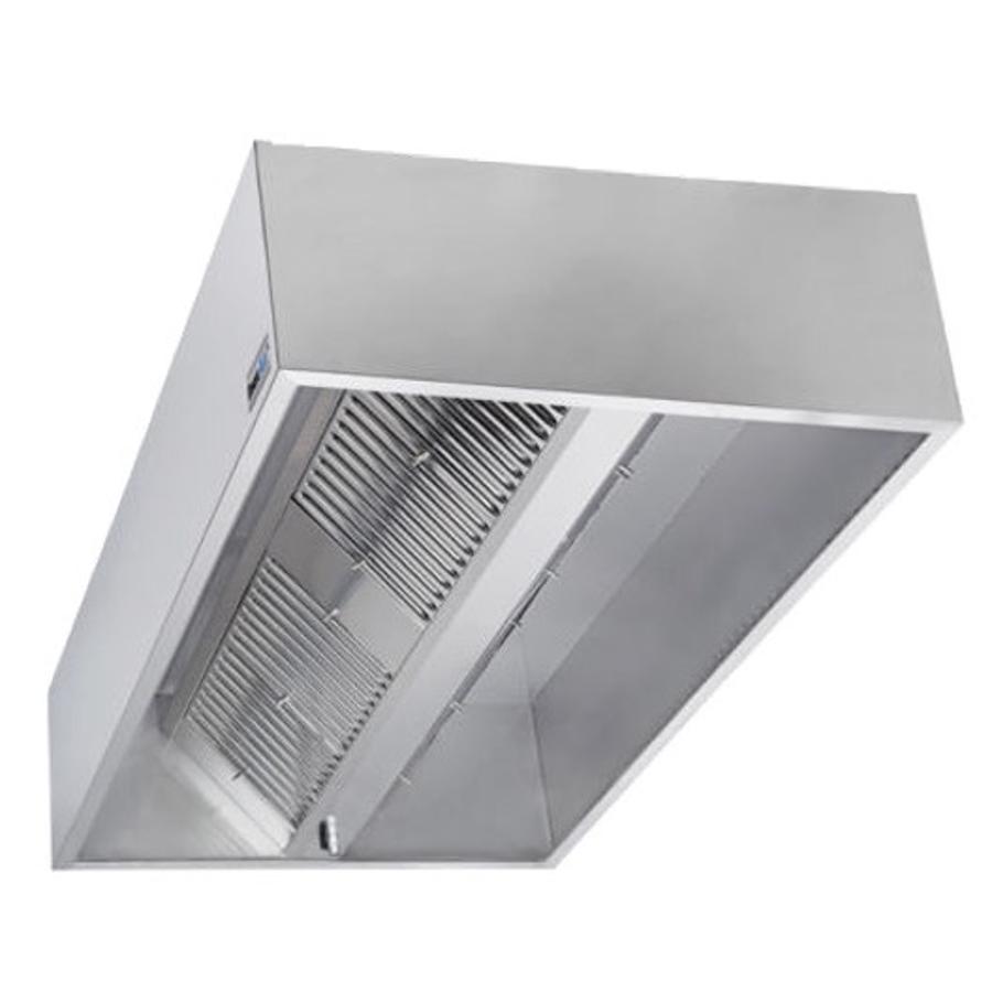 Artikelbild Deckenhaube ohne Motor - Edelstahl - Filter Typ A - Filter: 10 - 4000x1800x450mm