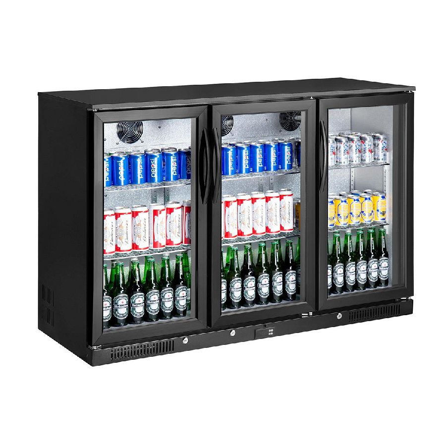 Flaschenkühlschrank 200 Liter mit 2 Flügeltüren, 902x565x900 mm