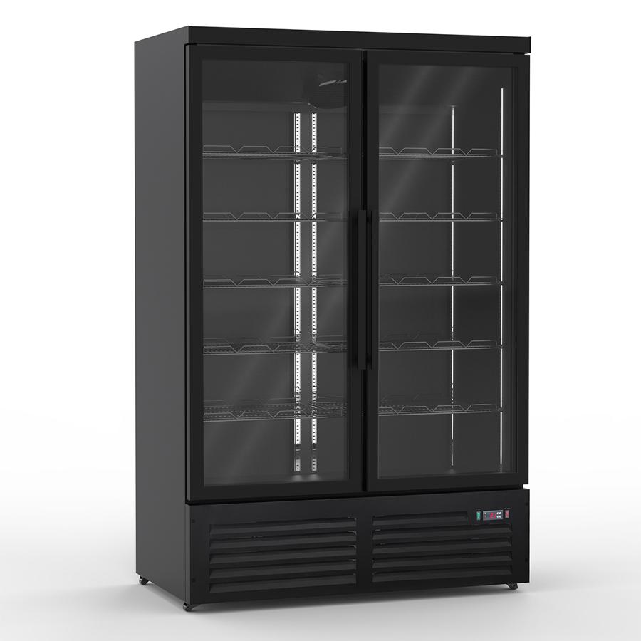 Artikelbild Getränkekühlschrank 1250 Liter - schwarz -1253x710x2030mm