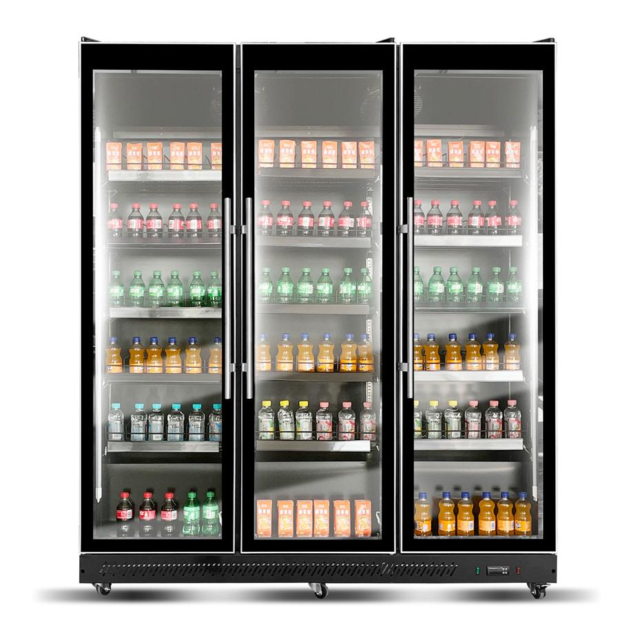 Artikelbild Getränkekühlschrank 1600 Liter - schwarz -1680x635x1.980mm