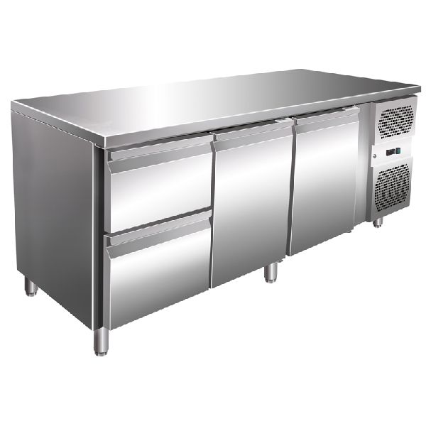 VIP Kühltisch mit 1x 2 Schubladen und 2 Türen -2 bis +8°C 1795x700x860 mm