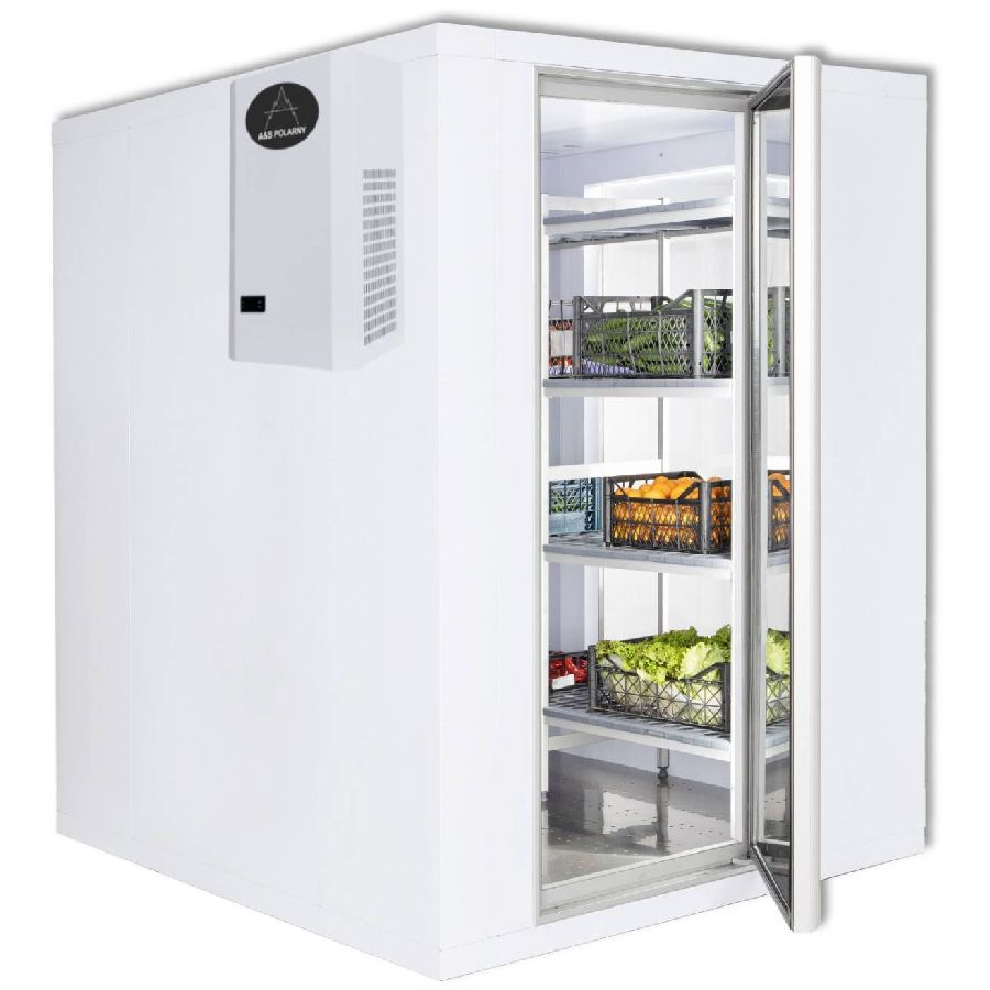 Kühlzelle 3000x2400x2010mm inkl. Kühlaggregat und Regal