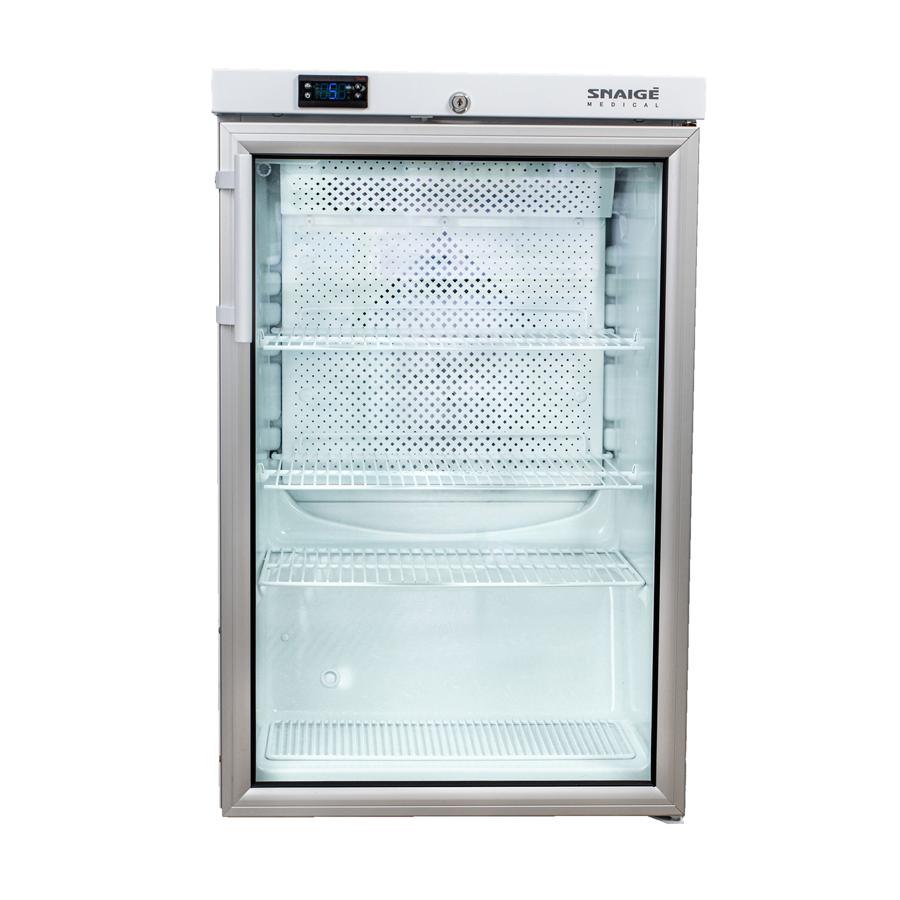 Artikelbild Medikamentenkühlschrank - 1 Glastür - 130 L - 560x620x870mm - ohne Temperaturaufzeichnung & USB-Transfer