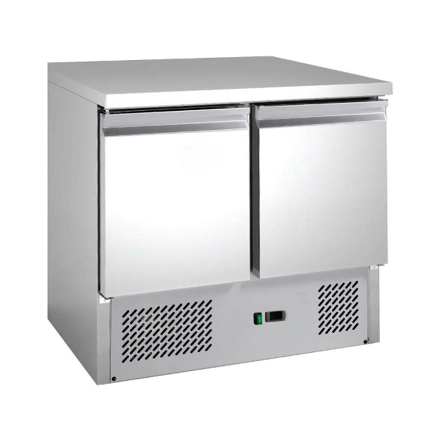 Artikelbild Saladette mit eingebauter Kühlung - 2 Türen -  159 Liter - 900x700x850mm