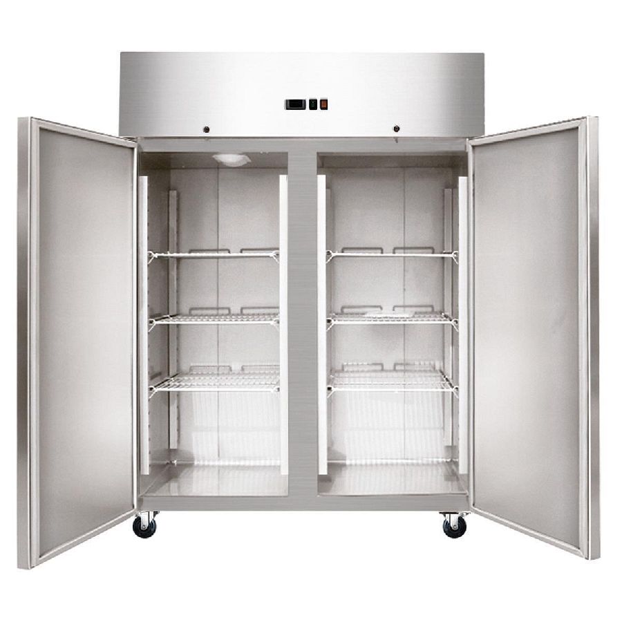 Edelstahltiefkühlschrank 1333 Liter, 1480x830x2010 mm