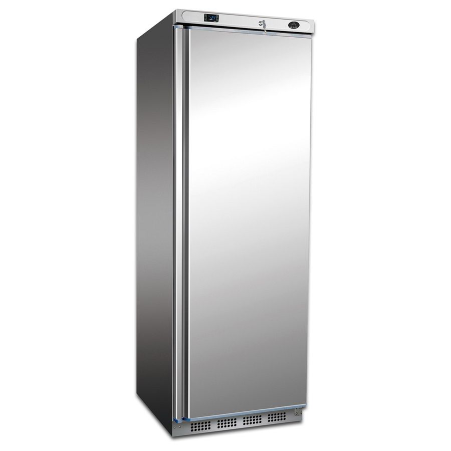 Edelstahl Kühlschrank, 350 Liter, 1 Tür, UK400SS