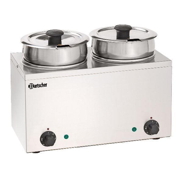 Bain Marie Hotpot, 2x Topf, 3,5 L