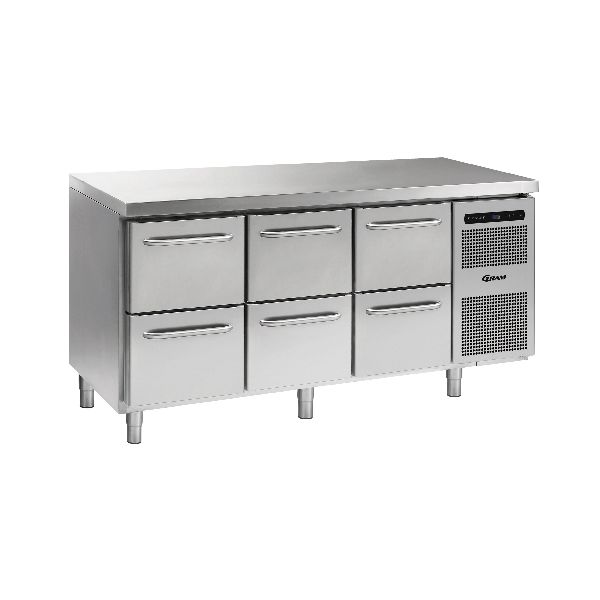 Kühltisch - GASTRO K 1807 CSG A 2D - 2D - 2D L2