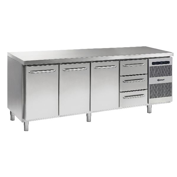 Kühltisch - GASTRO K 2207 CSG A DL - DL - DL - 3D L2