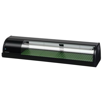 Sushi Schauvitrine LED HNC - 150BE - L - BLH 1500mm - Maschine Links - Schwarz