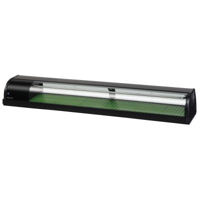 Sushi Schauvitrine LED HNC - 210BE - L - BLH 2100mm - Maschine Links - Schwarz
