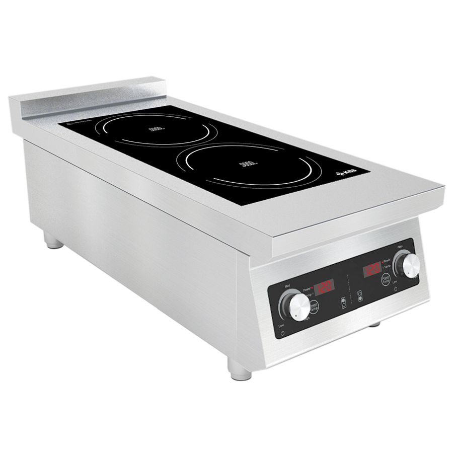 Induktion-Auftischkochfläche 2 Kochzonen 2x 5KW