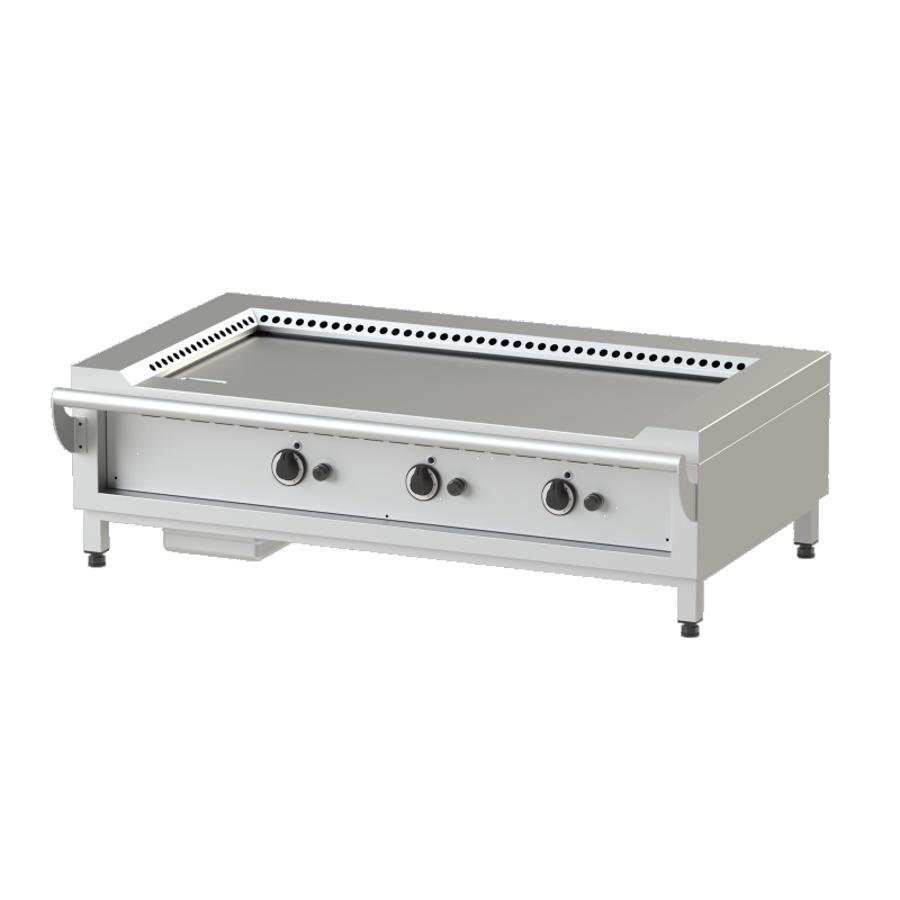 Gas Teppanyaki-Grill mit 3 Heizzonen 21 kW Tischgerät