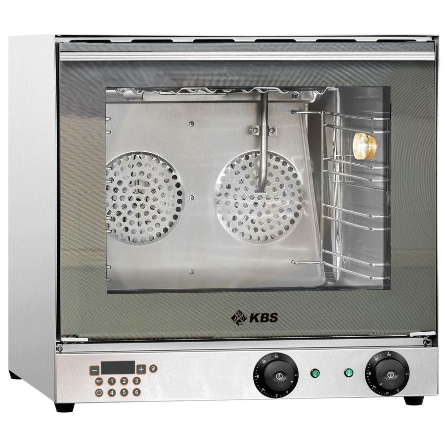 Heißluftofen Premium 2,7 kW manuelle Beschwadung Grillfunktion digitale Anzeige