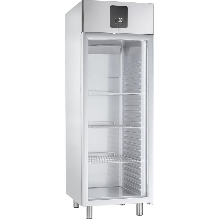 Artikelbild Edelstahl-Gewerbekühlschrank KU 722 G GN 2-1 mit Glastür