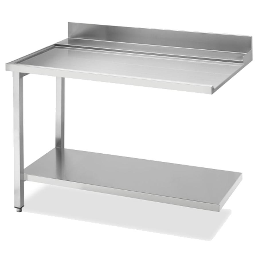 Artikelbild Ablauftisch Breite 120cm mit Grundboden, Anbau links