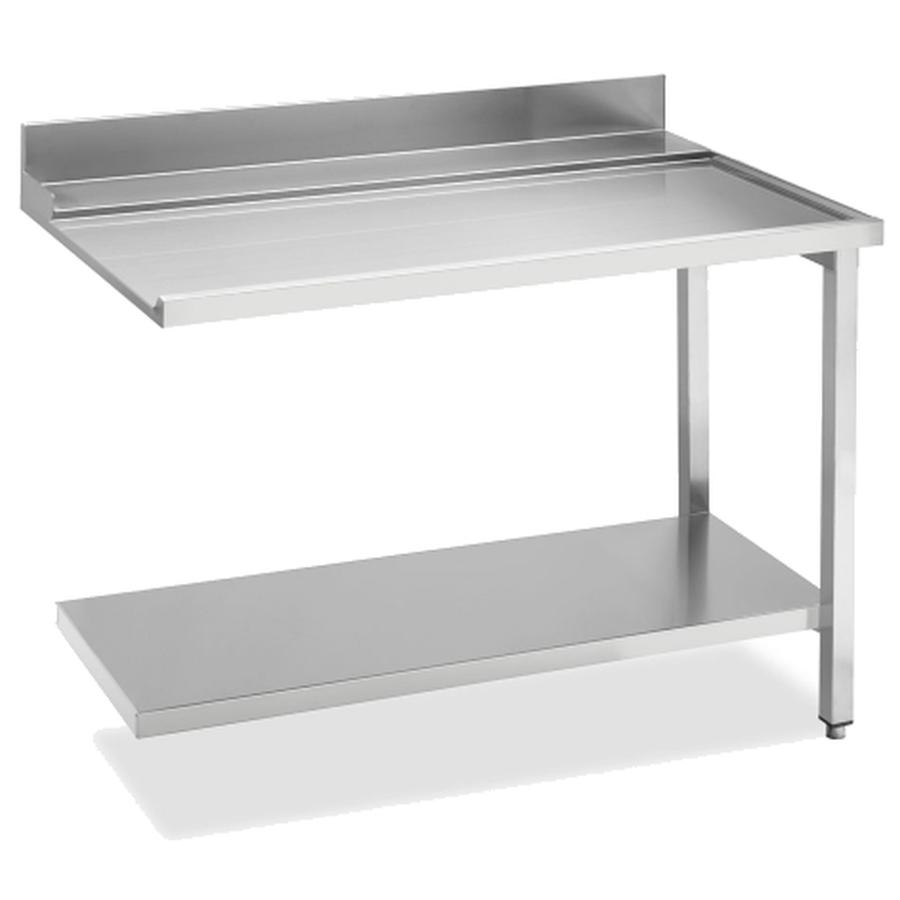 Artikelbild Ablauftisch Breite 120cm mit Grundboden, Anbau rechts