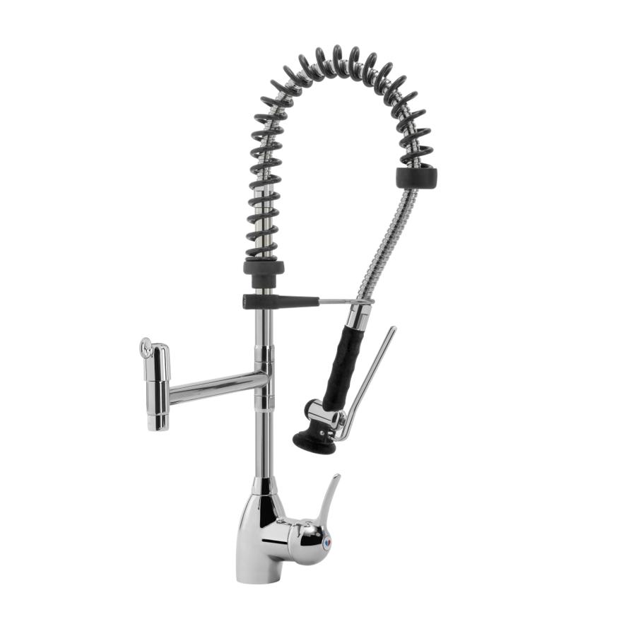 Artikelbild STYL SHRINK Geschirrwaschbrause Schwenkhahn und BEST-Semi LOW-FLOW Brausekopf