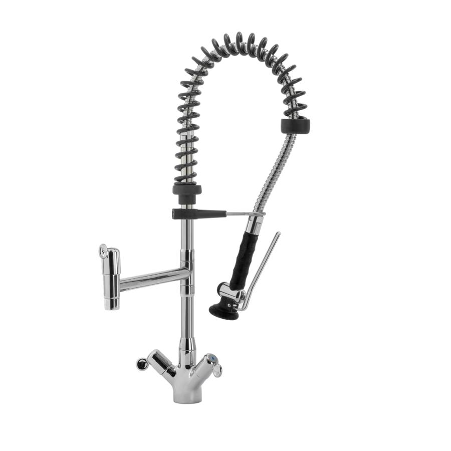 Artikelbild STYL SHRINK Geschirrwaschbrause Schwenkhahn und BEST-Semi LOW-FLOW Brausekopf