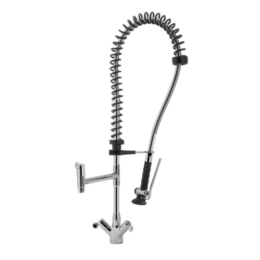 Artikelbild STYL SHRINK Geschirrwaschbrause Schwenkhahn und BEST-Semi LOW-FLOW Brausekopf