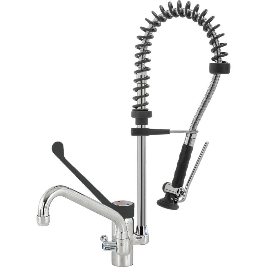 Artikelbild STYL SHRINK Geschirrwaschbrause Schwenkhahn und BEST-Semi LOW-FLOW Brausekopf
