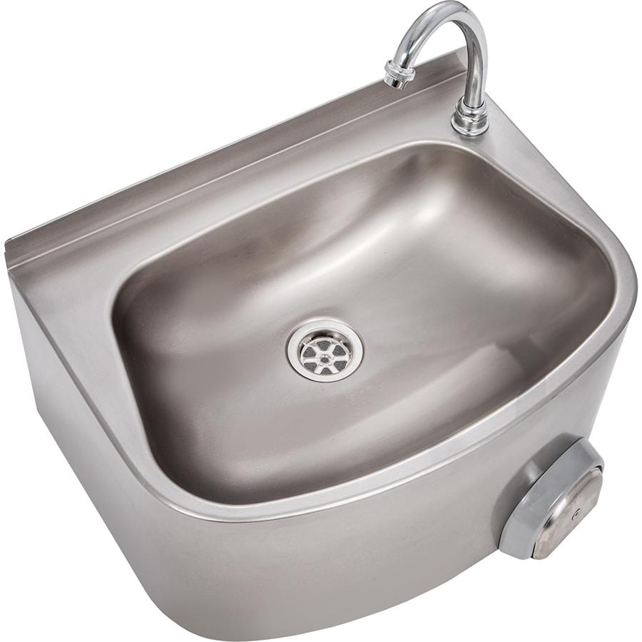 Handwaschbecken halbrunde Form BxTxH 48x35x22cm