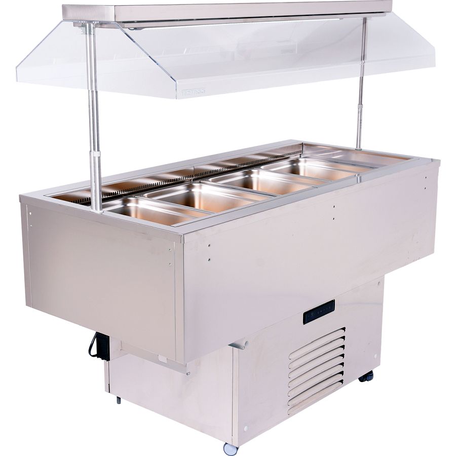Salatbar Isola 4M VT Inox