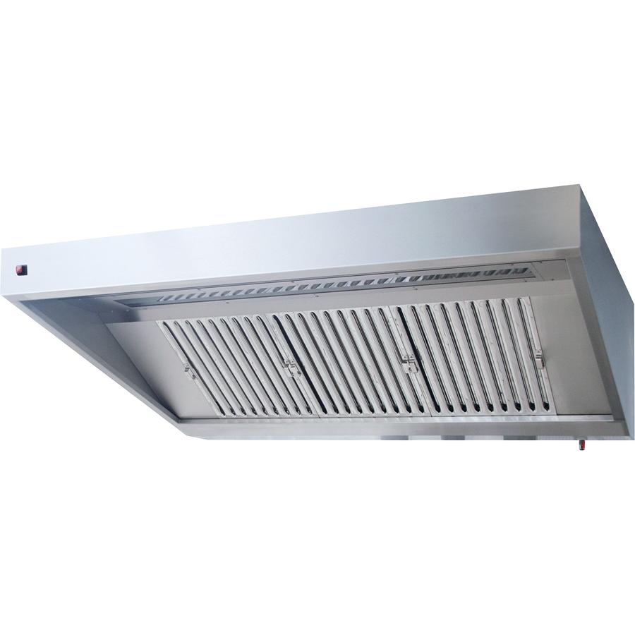 Artikelbild Wandhaube Trapezform 100x110cm Flammschutzfilter Typ F1