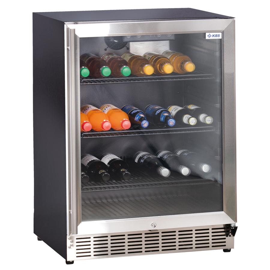 Glastürkühlschrank KBS 154 GU 